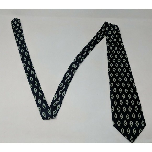 Abercrombie & Fitch Mens 100% Silk Neck Tie Abstract Mid Century Modern VTG 60s - Picture 2 of 6